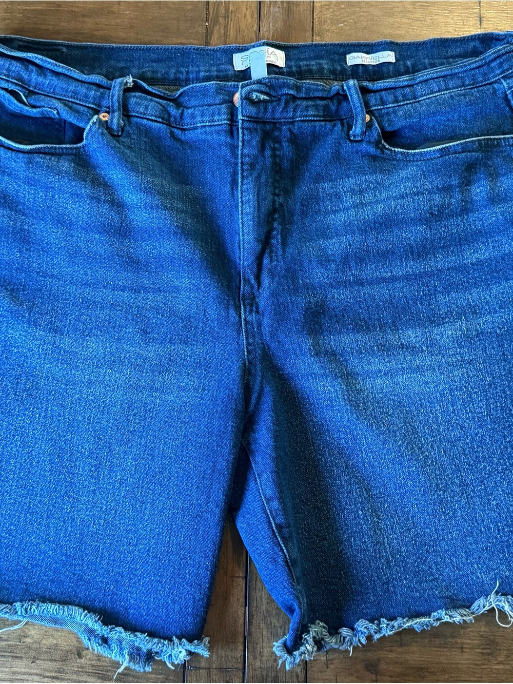 sofia by sofia vergara Blue Denim Bermuda Shorts